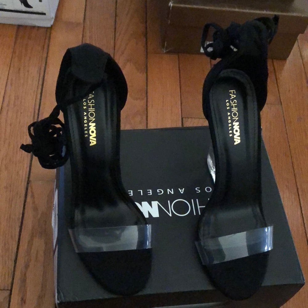 Tie up ankle heels